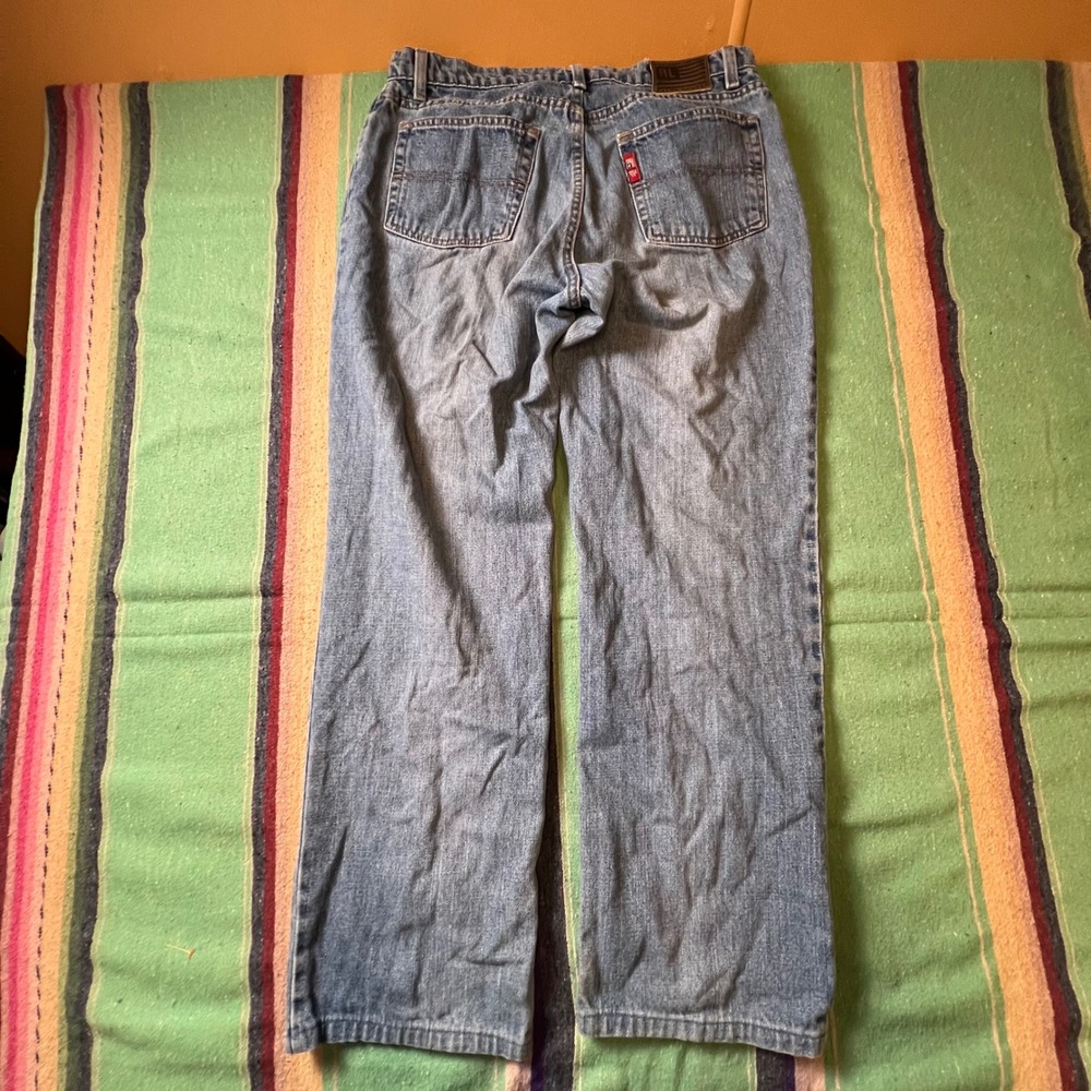 Polo Jeans Co Ralph Lauren Mens 32x31 Blue Saturday Straight Leg Vintage Denim